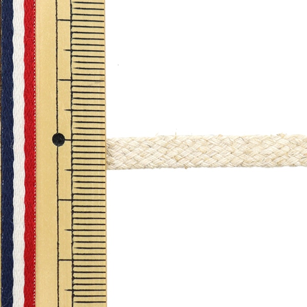 【数量5から】 手芸ひも 『麻混フリーコード 平紐 0番色 114-62』 DARIN ダリン