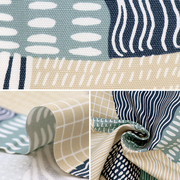 【数量5から】 生地 『kippis (キッピス) オックス 鳥瞰図 グレー KPO-73C』