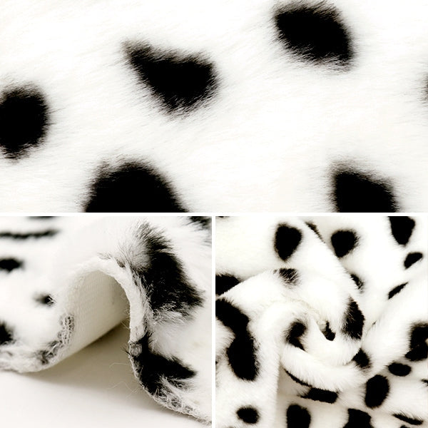 الأقمشة "فرو الأرنب الحيواني" قماش مقطوع نمط الدلماسي حوالي 70 سم × 100 سم C-SW-2-1DA''