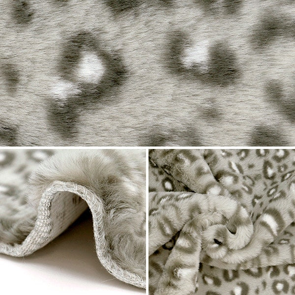Tela "Piel de conejo animal cortada Tela Patrón de Yukihiko aproximadamente 70 cm x 100cm C-SW-2-1YK"