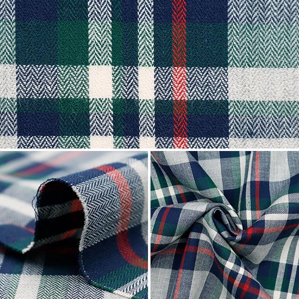 【数量5から】 生地 『ヘリボーン チェック 95044-6番色 CHECK-AW30』