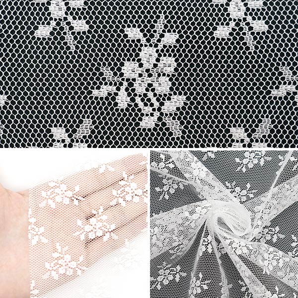 【数量5から】 生地 『ラッセルレース サラシ 14419-1』