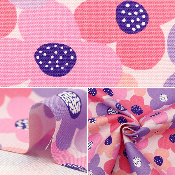 【数量5から】 生地 『kippis (キッピス) オックス 春 ピンク KPO-57F』 【ユザワヤオリジナル】