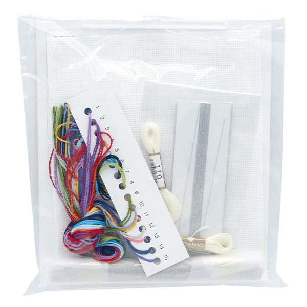 Комплект вышивки "Cross Shitking Life великолепна и весела, май солнечная погода Kinobori 522304" Лекен Lecien Cosmo Cosmo