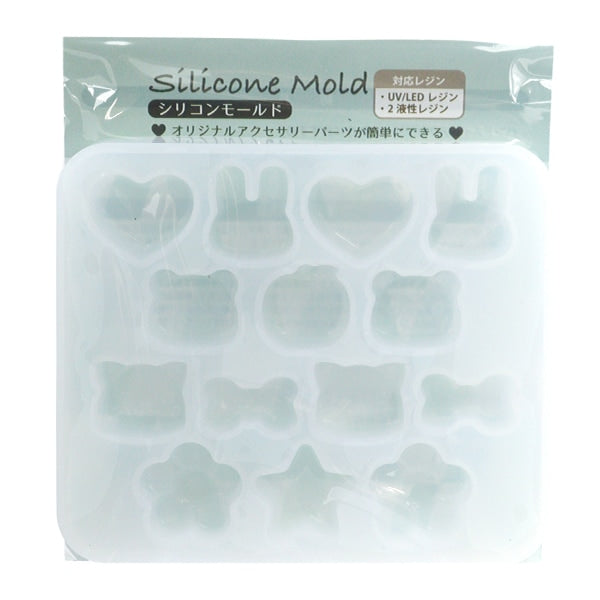 Stampo di resina "Animali simpatici del silicio grande H2108"