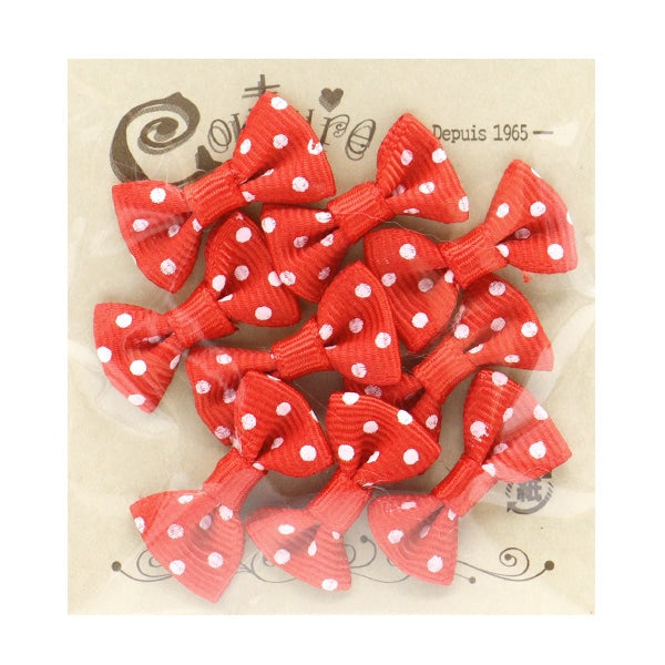 Parti artigianali "MiniNastroParti Gloglin Red X White Dot YRP-10" Tempio