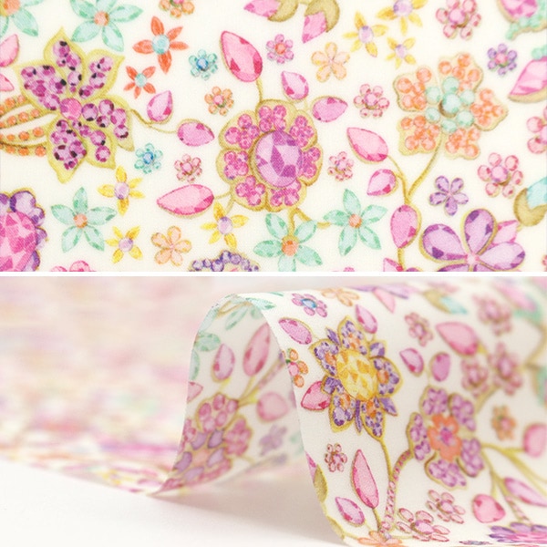 Fabric "Liberty Fabric LaminatedCut Cloth Approximately 33 x 50cm Fionadouvo CR363413424AU "Liberty Japan