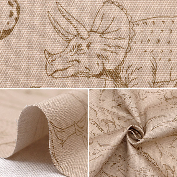 【数量5から】 生地 『オックス ティップトップコレクション 恐竜 DT10608-A』