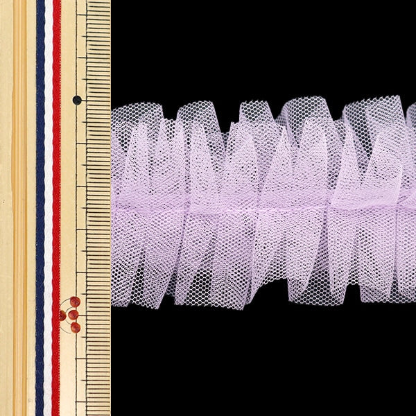 تول "شريط تول مزركش بزهرة النيرولي أرجواني NR-03" KIYOHARA