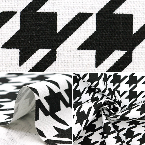 【数量5から】 生地 『インテリアプリント 千鳥柄 IP2402WY-10』