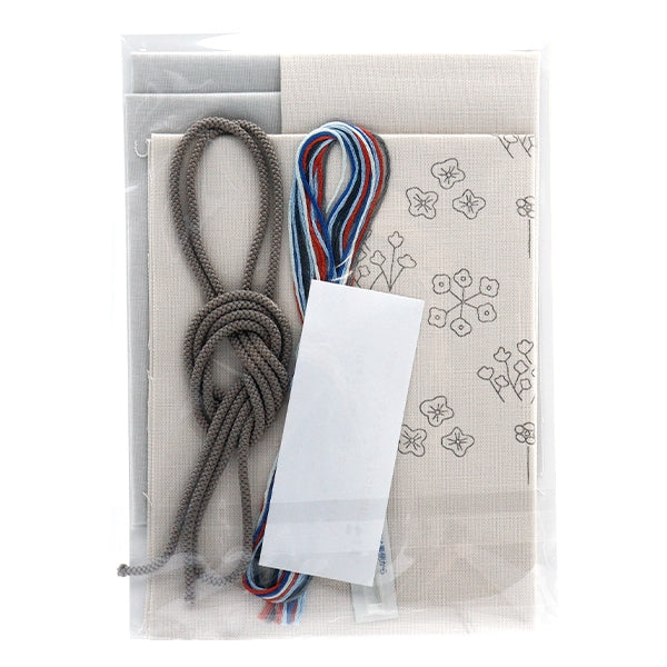 Kit de broderie "Hoshi Akari Notebook de broderie Maru Kutakata 556" Sashimi de Totsuka