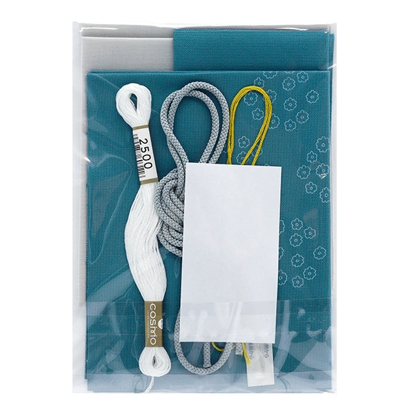 Embroidery kit "Hoshi Akari's Embroidery Handbook Maruku -Bull Florus 557" Totsuka Shushu