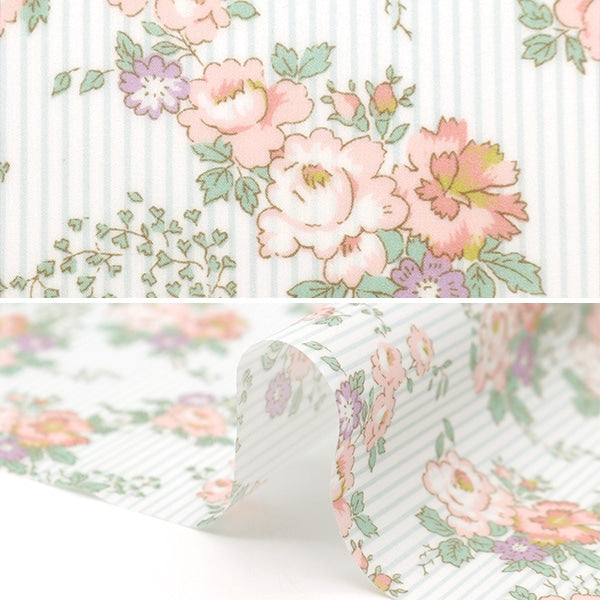 الأقمشة "صفائح أقمشة الحرية"قماش مقطوع تقريبًا 33 × 50 سم شريط ليديا CRDC33558-WE "ليبرتي اليابان