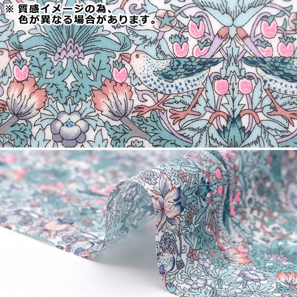 Tissu "Le tissu de la liberté laminésTissu coupé Environ 33 x 50 cm couleur néon fraise Seaf printemps CR3630012924D" Liberté Japon