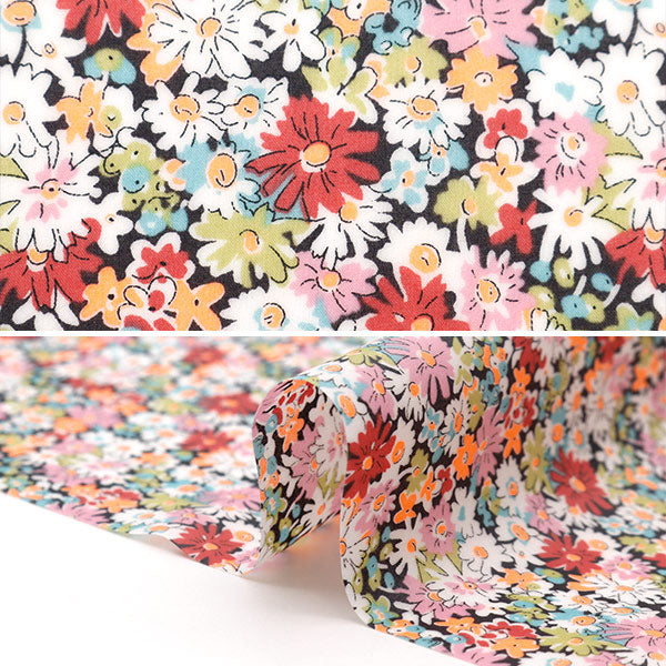 천・원단 "Liberty Fabric 라미네이션컷 천 약 33 × 50cm 네온 컬러 리브비 CR36300125N4C”Liberty Japan