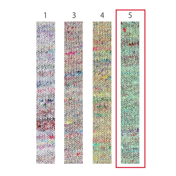 Spring / summerYarn "Konpito 5th color" NORO Hidaku Noro