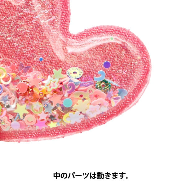 Запчасти из ручной работы "ФангерлингЗапчасти украшения Shaker Heart Pink 10-4522"