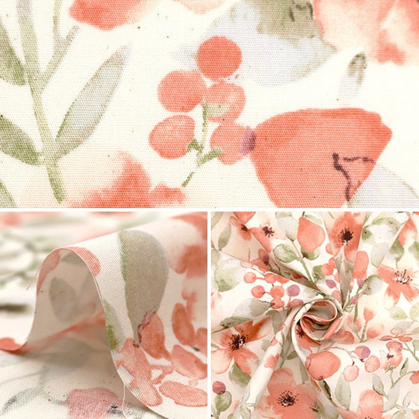 【数量5から】 生地 『ブロード エデン ピンク 850453-1-1』