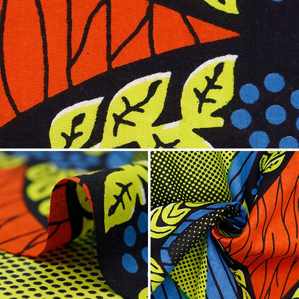 【数量5から】 生地 『アフリカンプリント RAM-AF08』