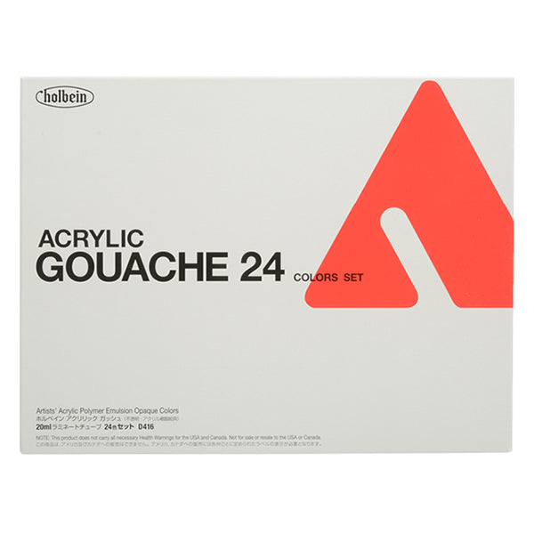 Paints "Acrylic Gash D416 24 Color Set 20ml Hag6" HOLBEIN Holbein