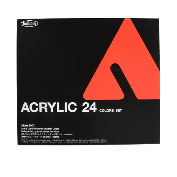 Peinture "Couleur acrylique corps lourd Au995 24 ensemble de couleurs Hau6" Holbein Holbein