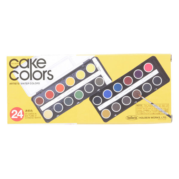 دهان كيك لون C012 شفاف مجموعة 24 لون HCC" هولبين