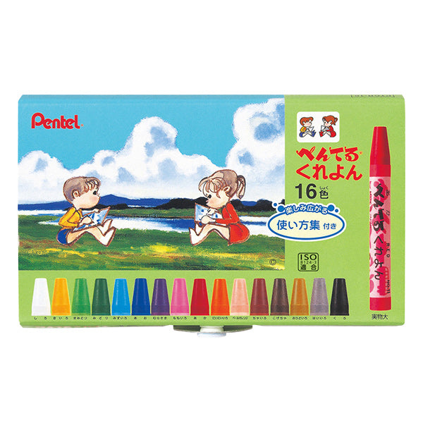 Materiali per immagini "Kureyon 16 colori PTCR-16" Pentel pentel