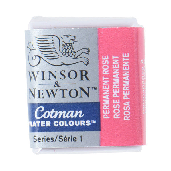 Paints "Cotman Water Color Half Pan 502 Permanent Rose 3110502" WINSOR & NEWTON