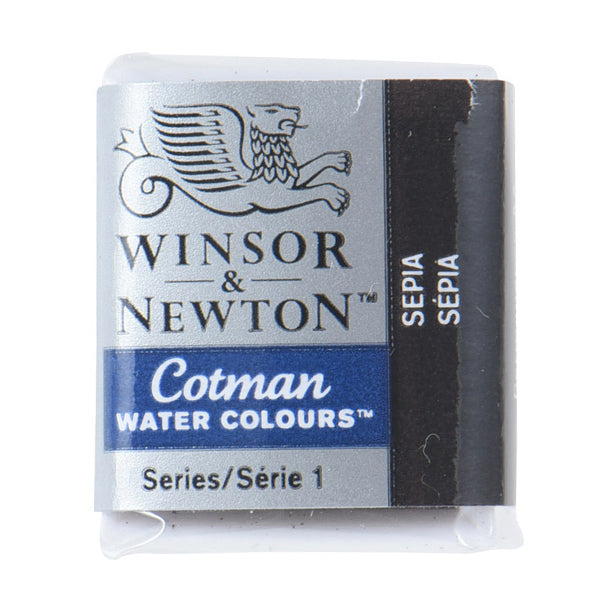Peintures "Couleur de cotman Couleur demi-pain 609 Sepia 3110609" Winsor & Newton