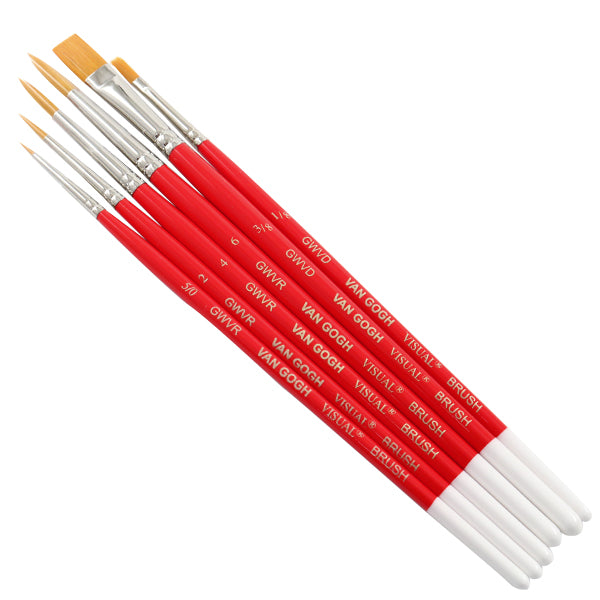 Cepillo de imagen "Visual Water Color Pepper GWV 6 A Set" Van Gogh Vangoh