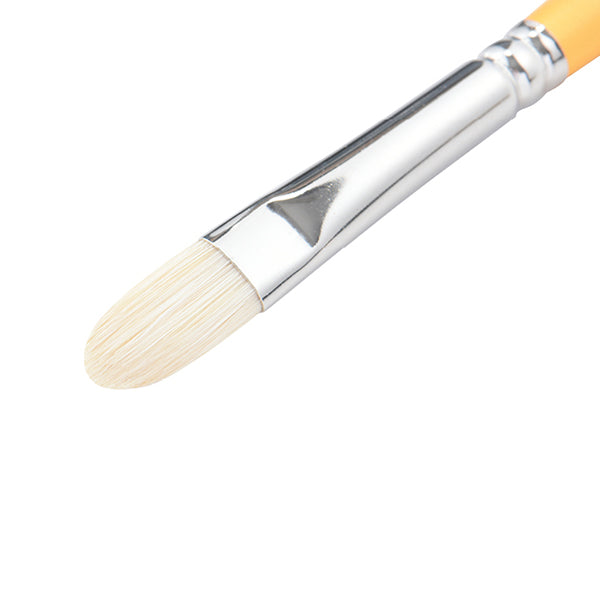 Bildpinsel "Hartbürste Schweinefleisch Haar KM-F Flach Nr. 10" Holbein Holbein