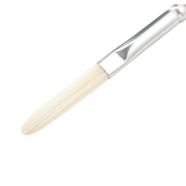 Picture brush "Hard brush pork hair KM-L flat No. 4" HOLBEIN Holbein