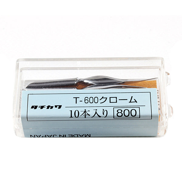 سن قلم "تاتشيكاوا T-600 كروم 10 قطع"