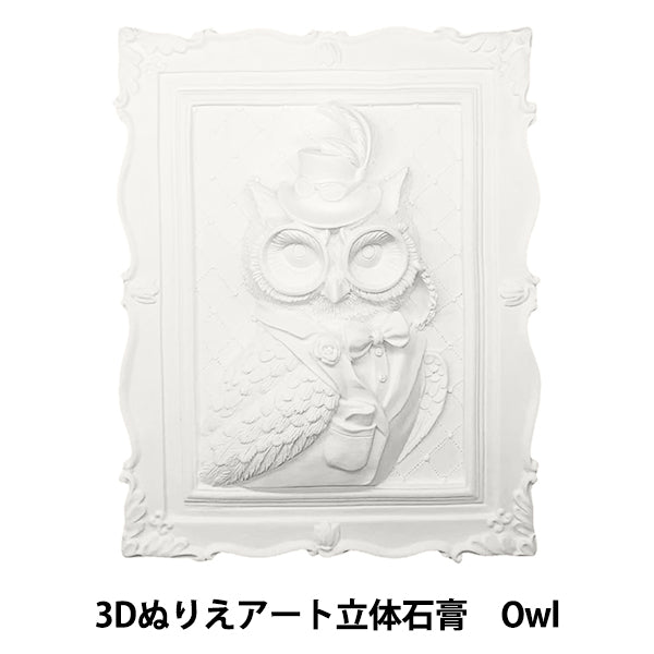 画材セット 『3D塗り絵アート立体石膏 アニマル Owl 3D』 – Yuzawaya