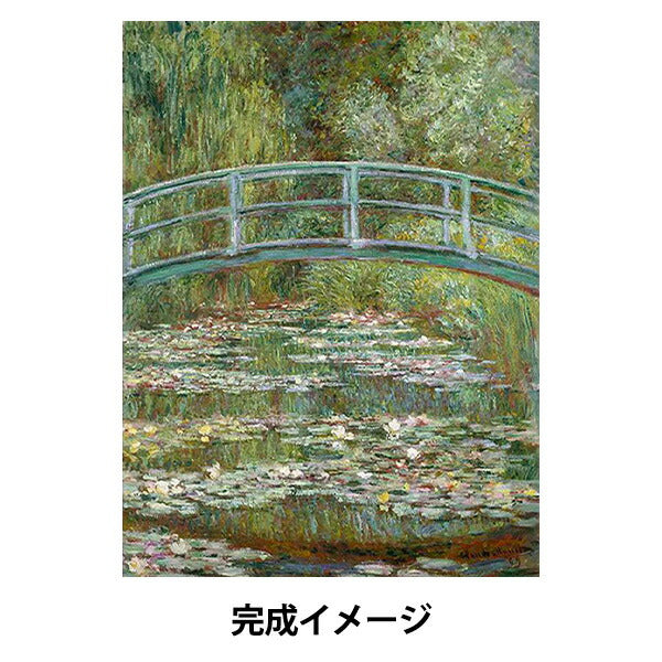 画材セット 『らくらくアートペイント 睡蓮の池 約30×40cm 34-738