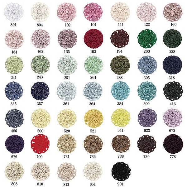 Fil à crocheter "Emmy Grande 50G 801 (blanc) barde" Olympus