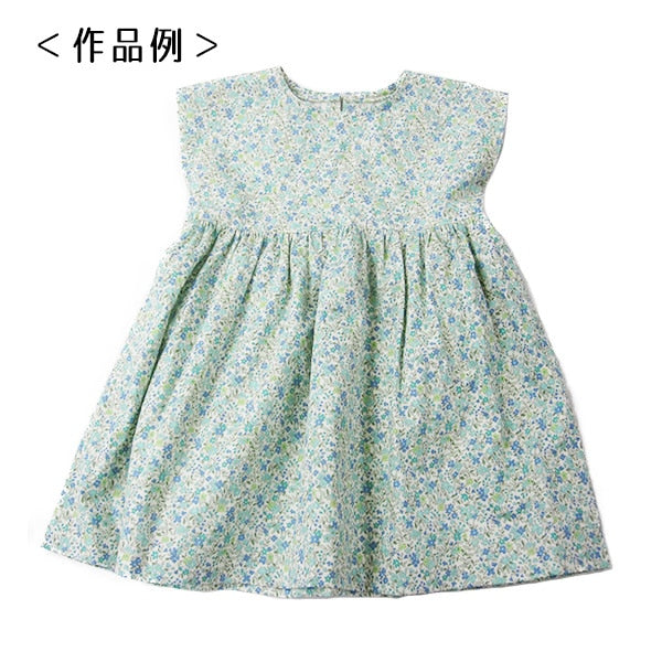 【数量5から】 生地 『コットンこばやしブロードプリント生地 花柄KTS2704 入園 入学 ブル―』