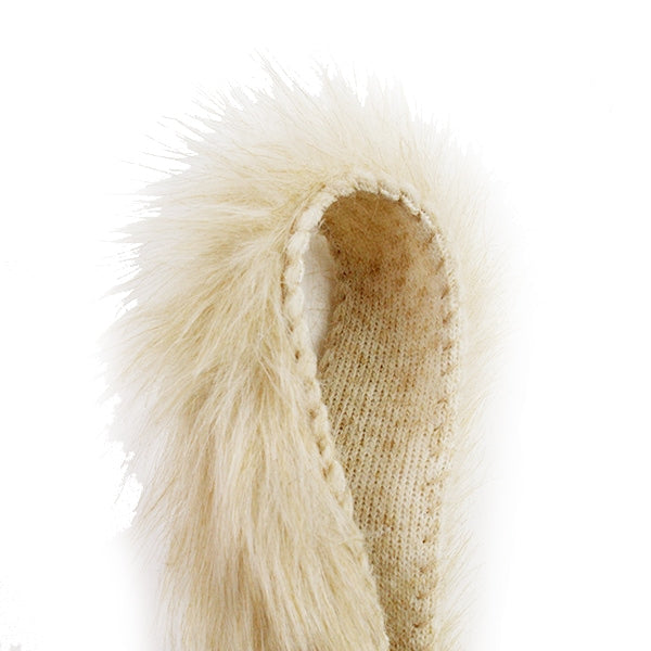 【数量5から】 リボン 『フェイクファーテープ 25mm幅 6色 5:Beige』