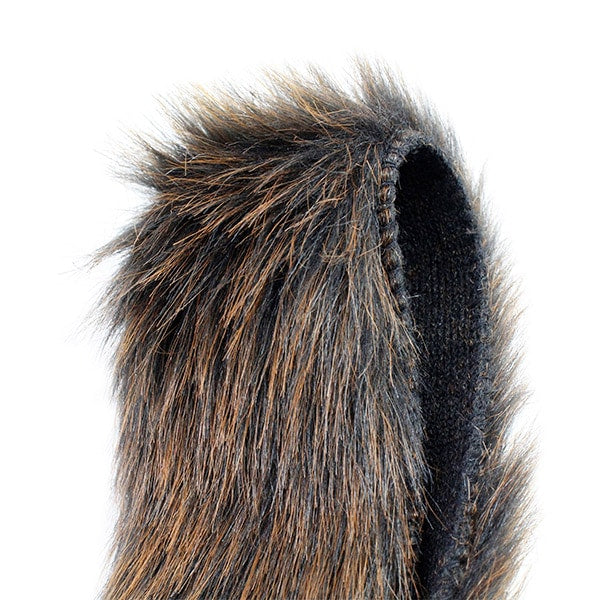 【数量5から】 リボン 『フェイクファーテープ 50mm幅 6色 4:Brown』