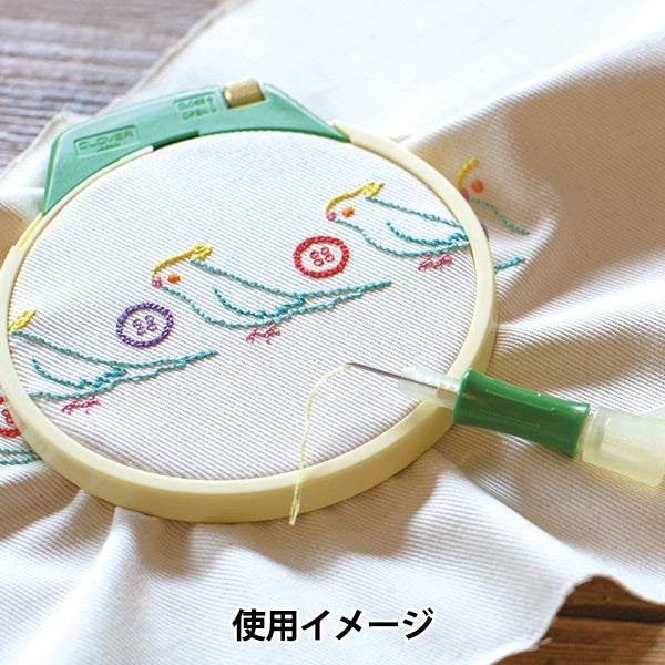 刺しゅう針 『フリーステッチング針先 1本取 スレダー (糸通し) 付き 57-417』 Clover クロバー