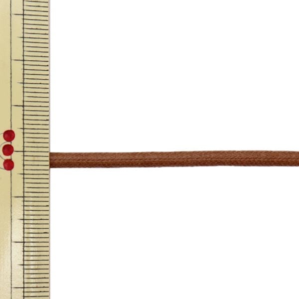 【数量5から】 手芸ひも 『ワックスコード M 幅約3.5mm 38C番色 KW24050』 KINTENMA 金天馬