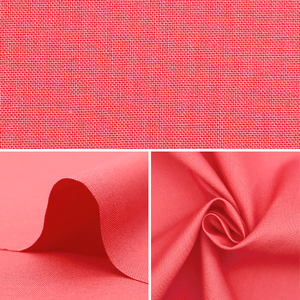 【数量5から】 生地 『カラーシーチング無地 フランボワーズ YSC22125-203』