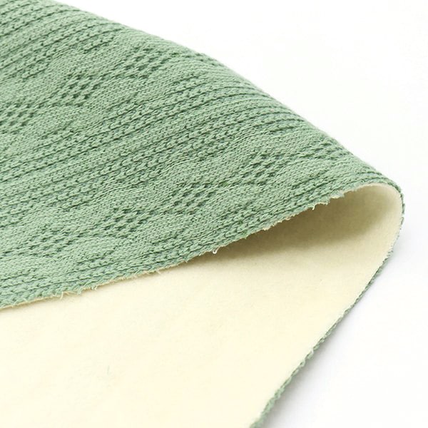 【数量5から】 生地 『ボンディングニット セーター編 スモーキーグリーン BN2121-06SG』