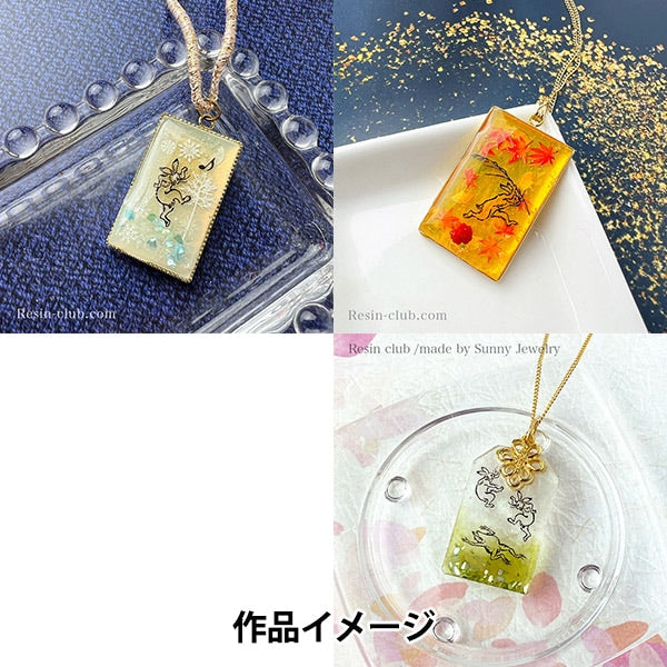 Material de resina "Caricatura de pájaros y bestias RC-CJG-101 de doble cara" Club de resina