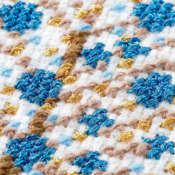 Embroidery kit "Cross stitch kit December Christmas illumination 7556" Olympus