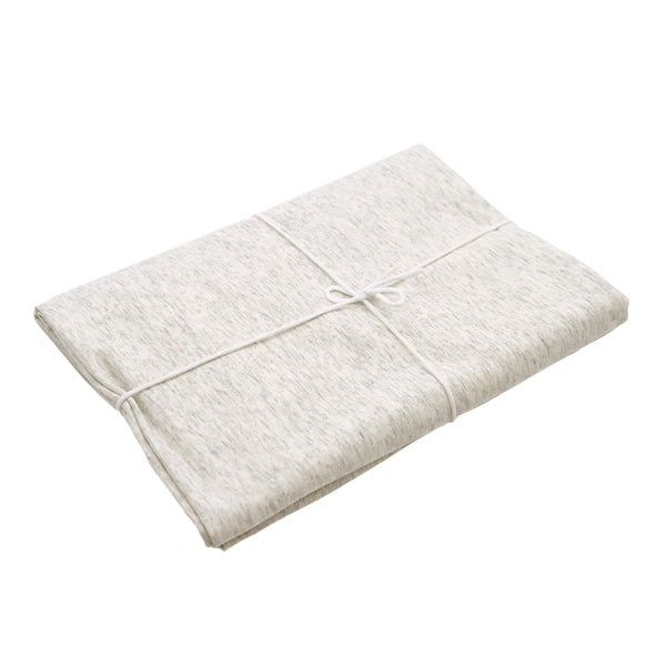 Tissu "Tricot de chemise rafraîchissante Tissu coupé Environ 85 cm x 1,8 m de bruyère gris blanc c-knitl-5"