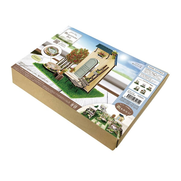 ミニチュアキット 『ホームデコ ミニチュアセット 池のあるお家 NTR-102』 ERUBERU エルベール