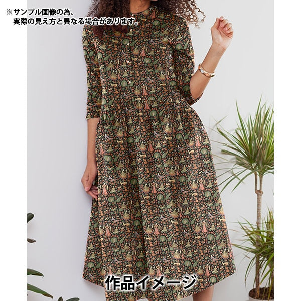 【数量5から】 生地 『リバティ・ファブリックス エアリーコット ダンシング・レディース 3631283J23C』 Liberty Japan リバティジャパン