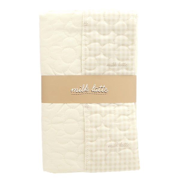 الأقمشة `` تصميم لحاف قماش مقطوع تقريبًا 130 سم × 50 سم كريمة زهرة لاتيه الحليب MLDQ-01C"