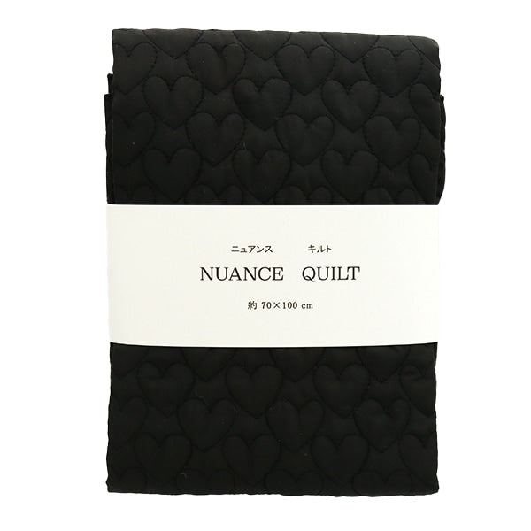 Fabric "Nuance quiltCut Cloth Approximately 70cm x 100cm Heart Black C-Q-des-HT-BK "
